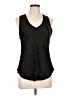 LA Made 100% Rayon Black Sleeveless Blouse Size L - photo 1
