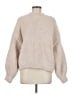 Zara 100% Polyester Solid Tan Turtleneck Sweater Size M - photo 1