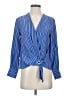 Rag & Bone 100% Silk Blue Long Sleeve Silk Top Size XXS - photo 1