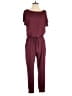 Prettygarden Solid Burgundy Jumpsuit Size M - photo 1