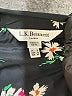 L.K. Bennett Floral Black Casual Dress Size 12 - photo 7