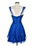 BCBGMAXAZRIA 100% Silk Blue Cocktail Dress Size 4 - photo 2