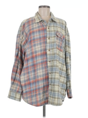 BDG Long Sleeve Button-Down Shirt (view 1)
