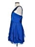 BCBGMAXAZRIA 100% Silk Blue Cocktail Dress Size 4 - photo 5