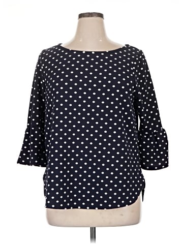 Green Envelope 3/4 Sleeve Blouse (view 1)