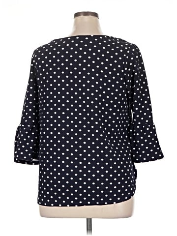 Green Envelope 3/4 Sleeve Blouse (view 2)