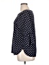 Green Envelope Polka Dots Blue 3/4 Sleeve Blouse Size 1X - photo 5