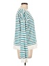 J.Crew 100% Cotton Stripes Teal Pullover Sweater Size L - photo 4