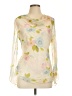 Chadwicks 100% Silk Ivory Long Sleeve Silk Top Size 10 - photo 1