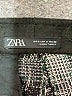 Zara Plaid Gray Casual Pants Size S - photo 7