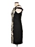 Connected Apparel Animal Print Black Cocktail Dress Size 10 - photo 5