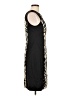 Connected Apparel Animal Print Black Cocktail Dress Size 10 - photo 4