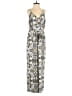 Ann Taylor LOFT Outlet 100% Polyester Paisley Ivory Jumpsuit Size 0 (petite) - photo 1
