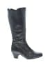 Assorted Brands 100% Leather Black Boots Size 7 - photo 1