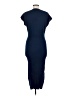 Neiman Marcus Solid Blue Casual Dress Size M - photo 2