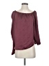 Ramy Brook 100% Polyester Burgundy 3/4 Sleeve Blouse Size S - photo 1