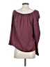 Ramy Brook 100% Polyester Burgundy 3/4 Sleeve Blouse Size S - photo 2