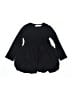 Zara Solid Black Dress Size 3 - photo 1
