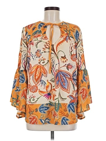 Flying Tomato 3/4 Sleeve Blouse (view 1)