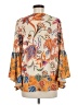 Flying Tomato 100% Polyester Orange 3/4 Sleeve Blouse Size M - photo 2