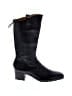 Robert Zur 100% Leather Black Boots Size 7 1/2 - photo 1