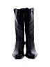 Robert Zur 100% Leather Black Boots Size 7 1/2 - photo 2