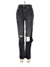 RE/DONE Color Block Gray Jeans Size 26 waist - photo 1