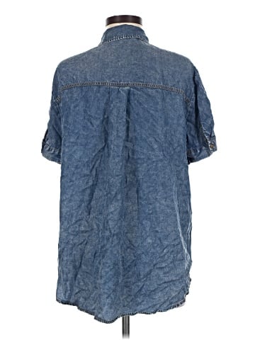 Jane and Delancey Short Sleeve Button-Down Shirt (view 2)