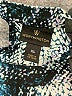 Worthington 100% Polyester Animal Print Blue Long Sleeve Blouse Size XL - photo 7