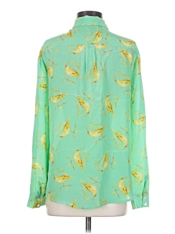 Leifsdottir Long Sleeve Silk Top (view 2)