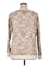 Faded Glory Print Tan Pullover Sweater Size XL - photo 2