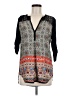 Weston 100% Polyester Black 3/4 Sleeve Blouse Size M - photo 1