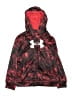 Under Armour 100% Polyester Red Zip Up Hoodie Size 7 - photo 1