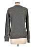 Basic Editions 100% Polyester Polka Dots Gray Cardigan Size L - photo 2