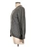 Basic Editions 100% Polyester Polka Dots Gray Cardigan Size L - photo 5