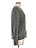 Basic Editions 100% Polyester Polka Dots Gray Cardigan Size L - photo 4