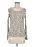 Design Lab Lord & Taylor Silver Long Sleeve Top Size M - photo 1
