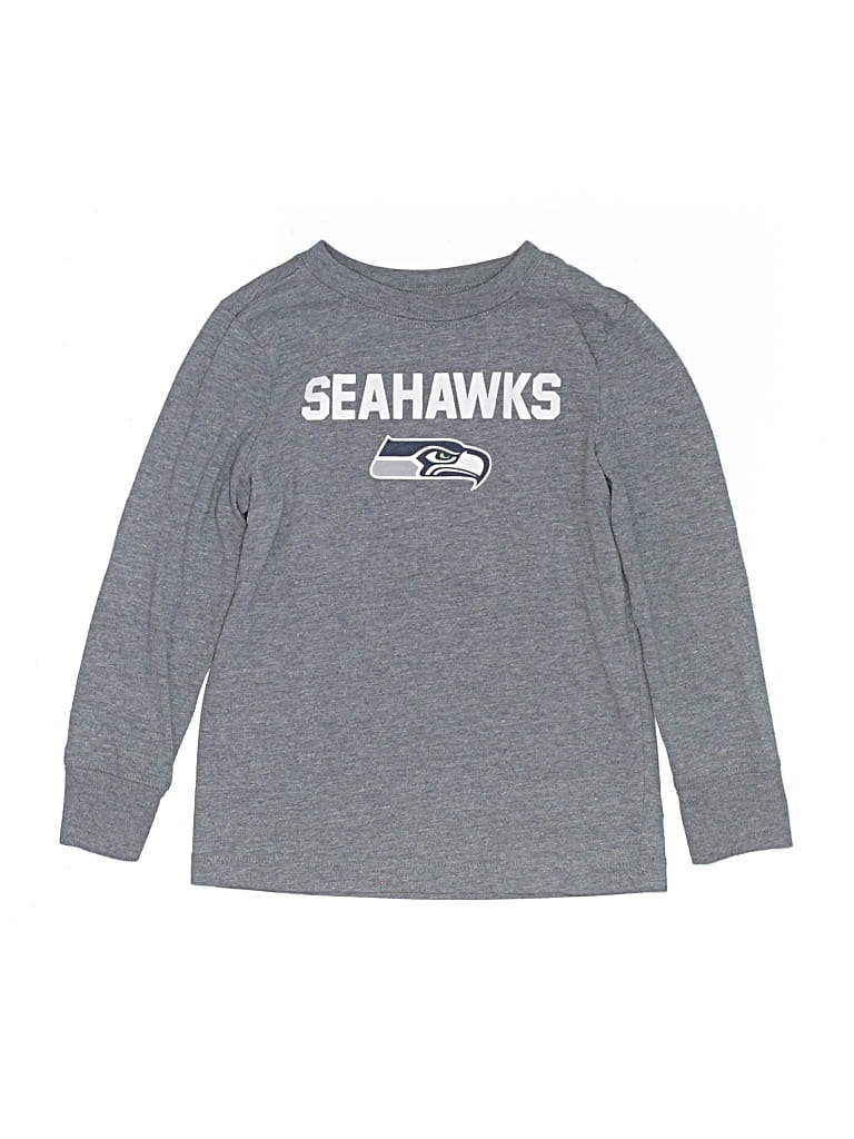 Pre-owned Team Apparel Kids' Long Sleeve T-shirt In Gray
