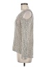 Design Lab Lord & Taylor Silver Long Sleeve Top Size M - photo 5