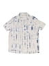 Gap Kids Tie-dye Blue Short Sleeve Button-Down Shirt Size 6 - 7 - photo 1
