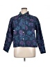 Chico's Design 100% Rayon Floral Blue Jacket Size XL (3) - photo 1