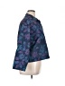 Chico's Design 100% Rayon Floral Blue Jacket Size XL (3) - photo 4
