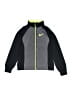 Nike 100% Polyester Color Block Gray Track Jacket Size 6 - 7 - photo 1