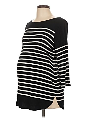 A Pea in the Pod 3/4 Sleeve Top (view 1)