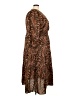 Dex 100% Polyester Paisley Brown Casual Dress Size 3X - photo 4