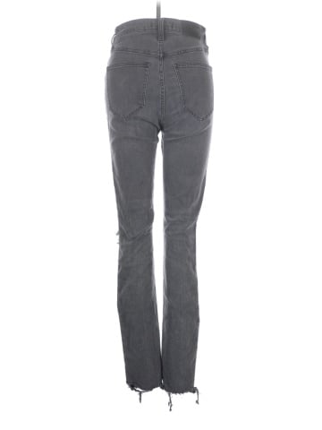 Madewell Tall Curvy High-Rise Skinny Jeans in Black Sea (view 2)