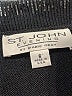 St. John Black 3/4 Sleeve Top Size 6 - photo 4
