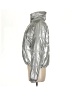 Wild Fable 100% Polyester Metallic Silver Jacket Size M - photo 5