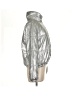 Wild Fable 100% Polyester Metallic Silver Jacket Size M - photo 4