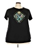 Torrid Paisley Black Short Sleeve T-Shirt Size 3X Plus (3) - photo 1